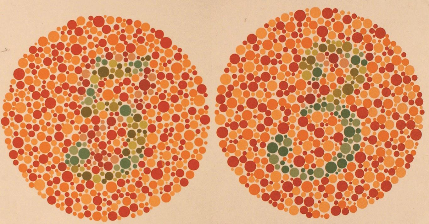 Проверка на дальтонизм для водителей. Исследование цветоощущения в офтальмологии. Таблица Рябкина. Тест на дальтонизм в ГАИ. Тест на зрение цветовосприятие.